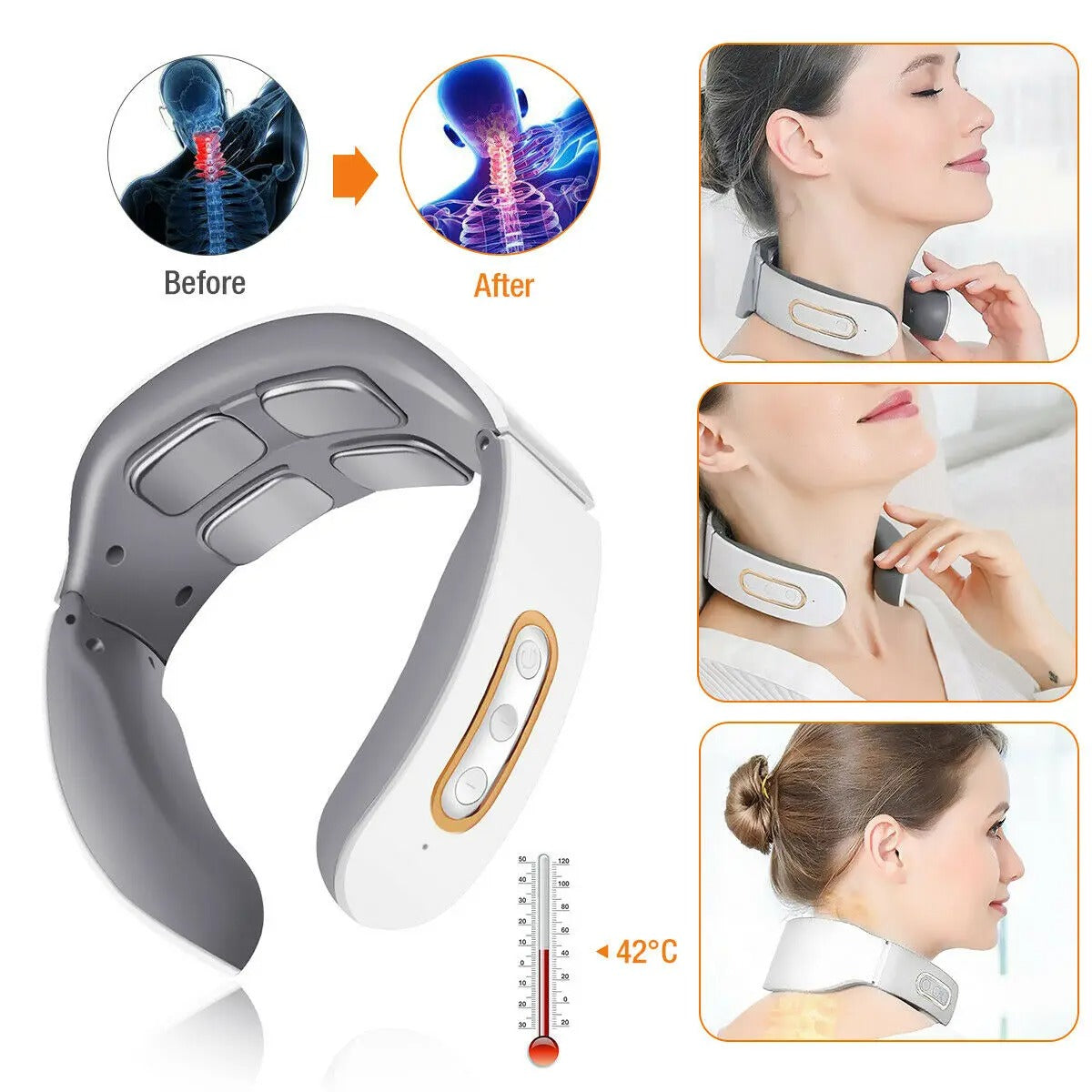 Neck & Back Massager from Resteck